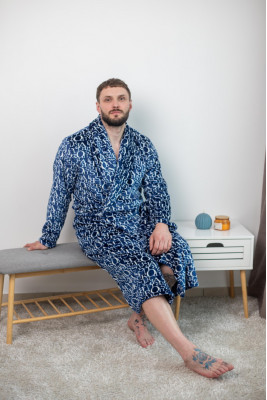 Халат чоловічий з карманом та поясом